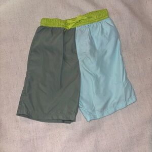 Wonder Nation Men's Athletic Shorts in Green and Blue